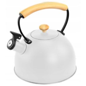   Optimized name: Kuhinjski čajnik Cook Line Natura 2,5 l, bel

Optimized description: Kuhinjski čajnik Cook Line Natura je izdelan iz visokokakovostne nerjaveče jeklene konstrukcije, ki zagotavlja dolg