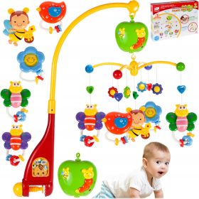   KARUZELKA ZA OTROŠKO POSTELJICO S ČEBELICAMI IN METULJI MALPLAY 107261