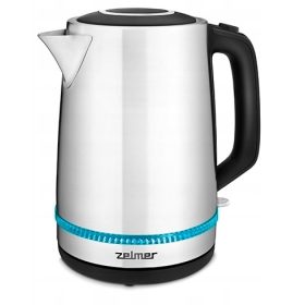   Zelmer Električni Grelnik Vode ZCK7921 2200 W 1,7 L Srebrno/Siv