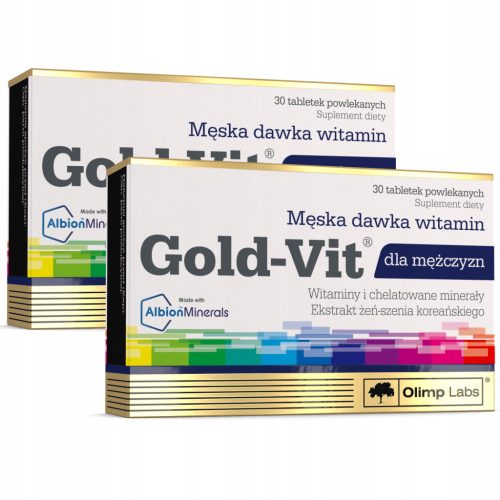 Gold-Vit® - Večnamenski Vitaminsko-Mineralni Dodatek za Moške