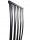 MX 450x1200 DEKOR 3D radiator 50 mm črn