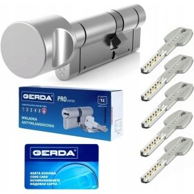   Gerda PRO SYSTEM X 55/55 Cilindrični Vložek z Gumbom 110mm - Najvišji Atest 6.2C Klasa

Gerda PRO SYSTEM X 55/55 cilindrični vložek z gumbom je vrhunski izdelek, ki zagotavlja visoko stopnjo varnosti 