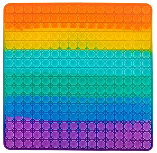 ZABAVNA SENZORIČNA IGRAČA PUSH POP IT MAVRICA XXL 30x30