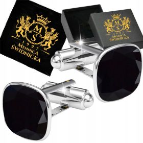   Moški srebrni zapestni gumbi iz nerjavečega jekla 316L za poroko