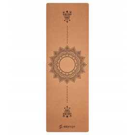 Mandala Ekološka Joga Podloga iz Korka Sayoga