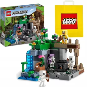   LEGO Minecraft 21189 Jamska grobnica s kostmi + VP papirnata vrečka LEGO 6315792 Srednja