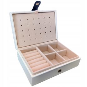  Škatla za shranjevanje nakita Korbi F5, bela