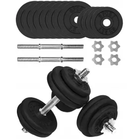 Nastavljive železne uteži 2x15kg Set plošč 30kg