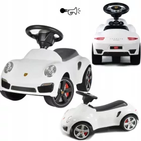 Jeździk Porsche 911 Turbo S za otroke - Bela