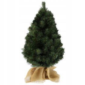 Kompaktno umetno božično drevo z juto do 100 cm