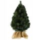 Kompaktno umetno božično drevo z juto do 100 cm