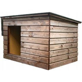   Pasja hišica Cisana za pse, lesena, izolirana, dimenzije 92 cm x 114 cm x 78 cm