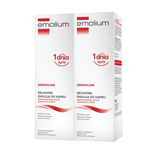 Emolium Dermocare Emulzija za kopanje - 400 ml primerna že od prvega dne