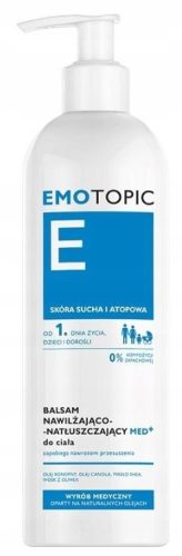 Emotopic Balzam za telo z vlažilnim in mastilnim učinkom, 400 ml