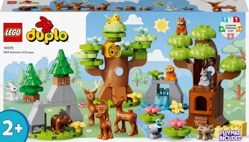 LEGO Duplo 10979 Divje živali Evrope za raziskovanje narave in ustvarjalno učenje