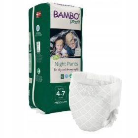   Bambo Dreamy Nočne Hlačne Plenice Fantki 4-7 let (M 15-35kg)