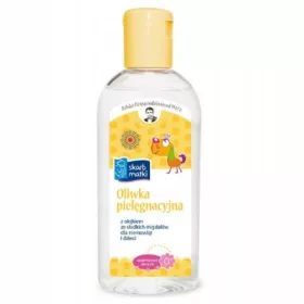   Optimized Name: Matično olje Skrbna Mati 200 ml

Optimized Description: Matično olje Skrbna Mati je idealen izdelek za nego občutljive kože novorojenčkov. Ta emolient je posebej oblikovan za suho in a