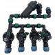 Kolektor za deževnico Rain Bird 4 sekcije HV 100 25mm SET