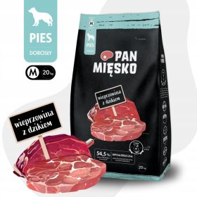    Pan Mięsko Karma DOG svinjina z divjim prašičem hrustljavo M 20kg