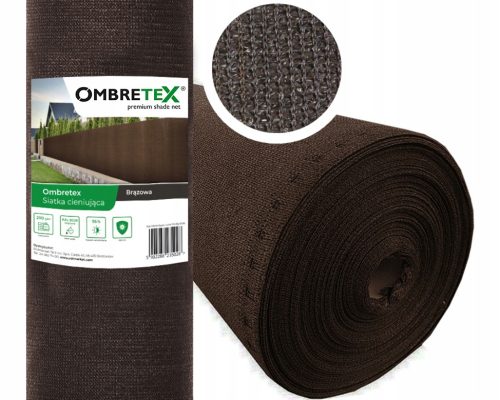 Slovenian Name: Senčna mreža Ombretex Premium 1,7x50m 95% 200g rjava

SEO-Optimized Description: Senčna mreža Ombretex Premium je vrhunski izdelek za senčenje in zaščito vašega vrta ali terase. S svoj