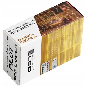 LED ZAVESA SVETLOBNA 3x3M Topla bela WW