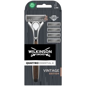  Wilkinson Quattro Essential Brivnik s 4 kartušami 5 kosov.