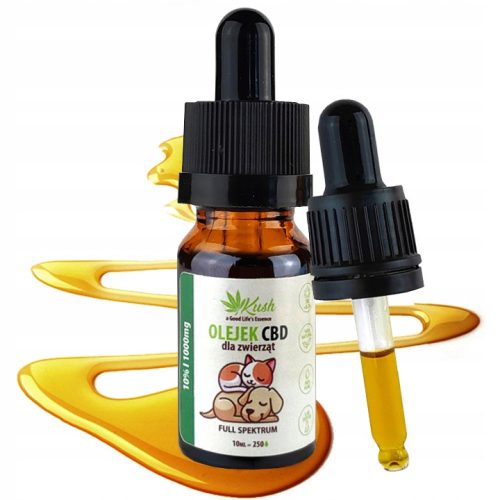 10% CBD konopljino olje za pse in mačke | RAW Full Spectrum 10 ml