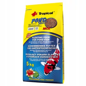 Tropska Ribja Mešanica Pellet Mix Hrana za ribe Koi 5 kg