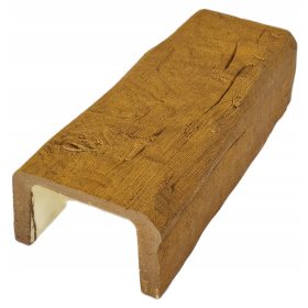  Dekorativna poliuretanska pena "Rustikalna lesena greda 20x13 cm x 4 m - svetel hrast"