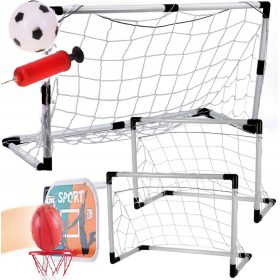 Zabaven komplet za nogomet in košarko za otroke