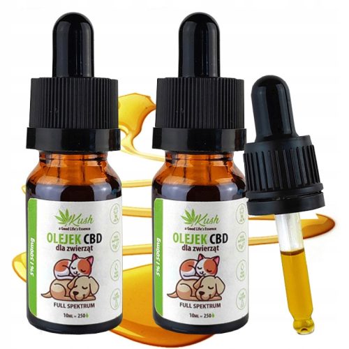 5% CBD Konopljino olje za hišne ljubljenčke | RAW Full Spectrum | 2x 10 ml