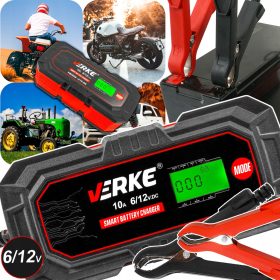 PROSTOWNIK VERKE MIKROPROCESORSKI ZA GEL AGM LCD 6V 12V 10A