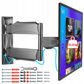   TV NOSILEC ZA 32-60" TV, UNIVERZALNI VRTLJIV, NASTAVLJIV OBEŠALNIK