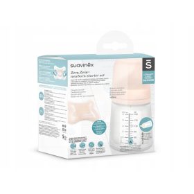 SUAVINEX ZESTAW DUDA ZERO ZERO S STEKLENIČKO 180ML