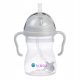 B.box inovativna steklenica s slamico siva 240 ml