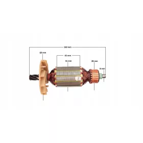  Rotor za udarni vrtalnik Stern 26 B s 6 zobmi (jk 285)