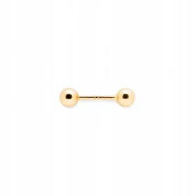  Pozlačen uhan s kroglico 4 mm ANIAKRUK