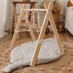 Edukativno gimnastično stojalo za dojenčke MUMINKY Naravna