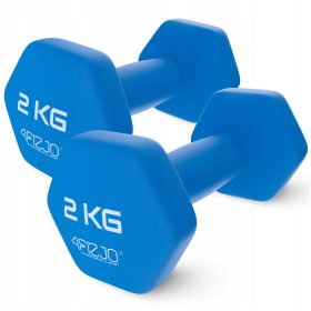  Dumbbells Dumbbells za vadbo SET UTEŽI GYM 2x2kg 4FIZJO
