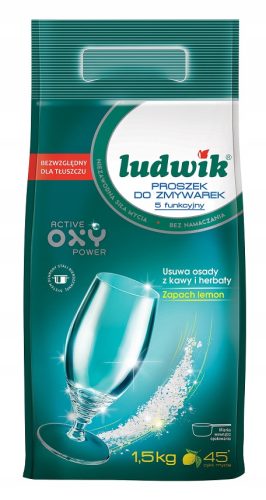 Ludwik 5-funkcijski prašek za pomivalni stroj 1,5 kg