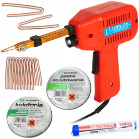   Lutownica transformatorowa LTB LUTPOL 100W + zestaw dodatkowych akcesoriów