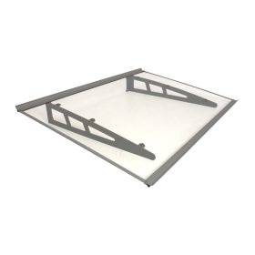 Nadstrešek Prosto 150x80 cm Aluminij-guma