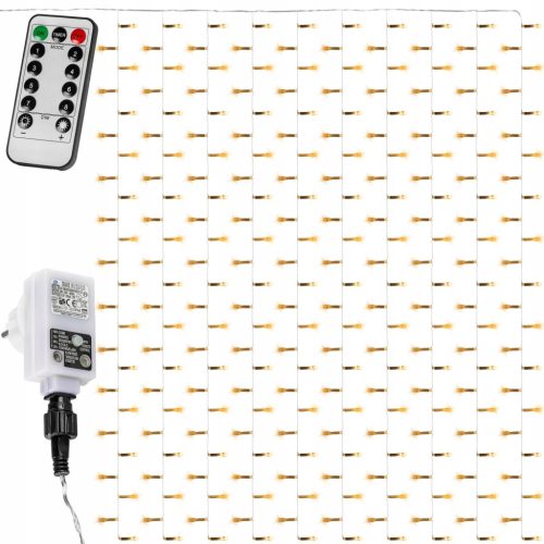VOLTRONIC LED svetlobna zavesa s 300 lučmi 3x3m
