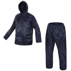 DEŽNI KOMPLET JAKNA S KAPUCO IN HLAČE