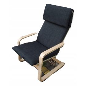 Blazina za fotelj IKEA Pello Poang 8 cm črna