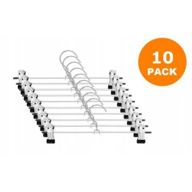 Hlačni obešalniki KROM zaponke 30 CM