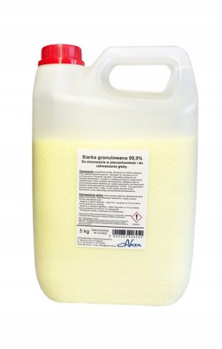 Siarka granulirana 99,9% za gnojenje in zakisanje tal 5 kg