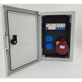   Električna stikalnica SCE 32A IP65 ABS Box z vgrajenim izklopom