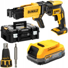   DeWalt akumulatorski izvijač za suhomontažo 18V XR 1x1,7Ah Powerstack DCF620E1K-XJ