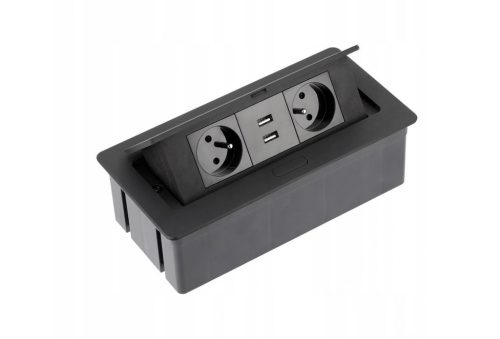 Električna vtičnica z dvema USB priključkoma